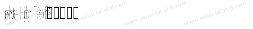Frenchute High DemiB字体转换